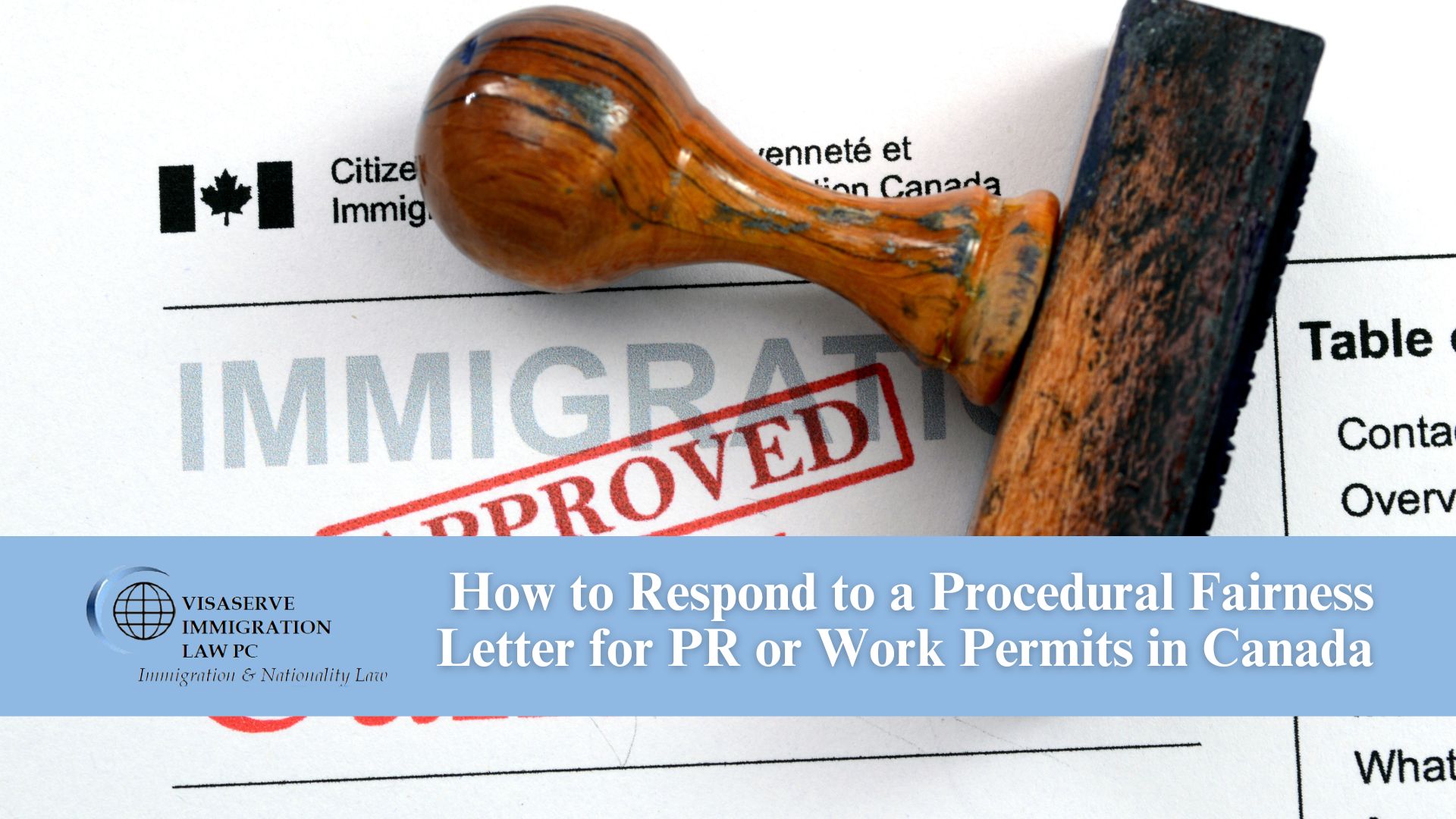 How to Respond to a Procedural Fairness Letter for PR or Work Permits in Canada
